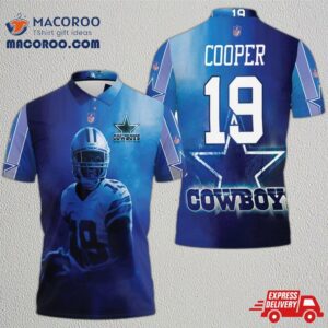 Amari Cooper 19 Dallas Cowboys 3D Polo Shirt