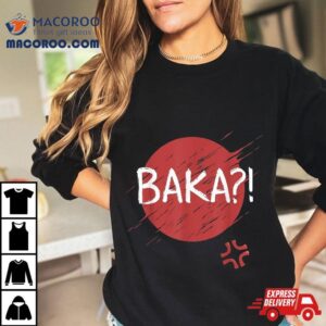 Baka Idiot Funny Japanese Anime Tshirt