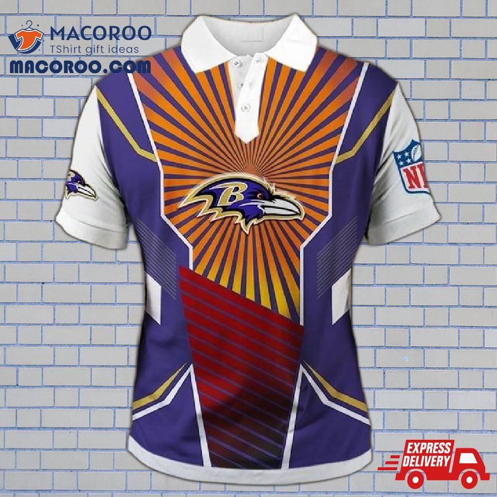 Baltimore Ravens Sunlight Casual Polo Shirt Baltimore Ravens Sunlight Casual Polo Shirt