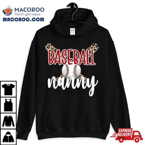 Baseball Nanny Grandma Player Shirt