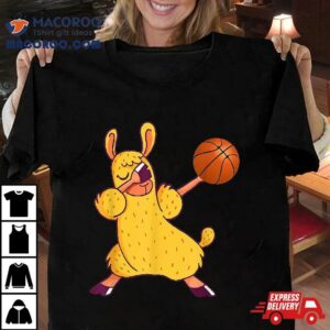 Basketball Llama Funny T Gift Tshirt