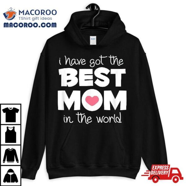 Best Mom Shirt Mother’s Day Gift Birthday Kids Tee