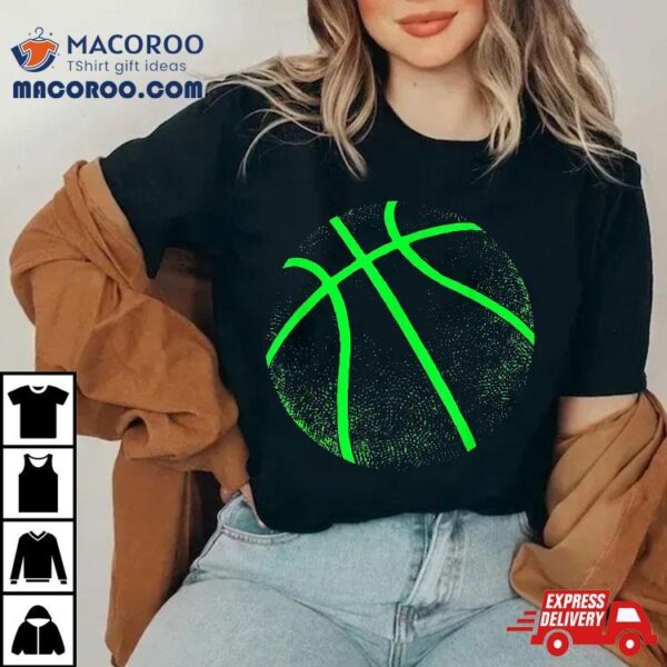 Black And Green Basketball Shirt