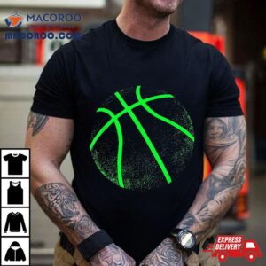 Black And Green Basketball Tshirt