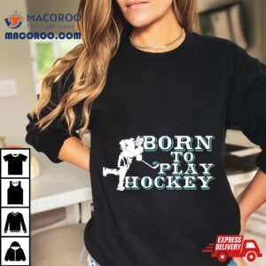 Born To Play Hockey Eat Sleep Repeat Themed Youth Tee Tshirt