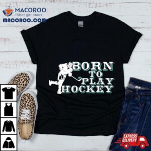 Born To Play Hockey Eat Sleep Repeat Themed Youth Tee Tshirt