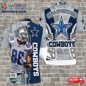 Ceedee Lamb 88 Dallas Cowboys Nfc East Division Champions Super Bowl 2021 3D Polo Shirt