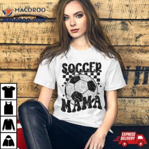 Checkered Soccer Mama Retro Mom Season Shirt