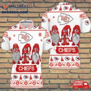 Christmas Gnomes Kansas City Chiefs 3D Polo Shirt