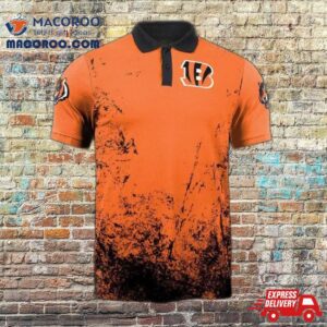 Cincinnati Bengals 3D Polo Shirt Gift For Nfl Fans