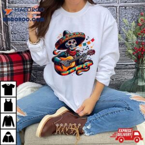 Cinco De Mayo Skull Sombrero Fiesta Mexican Shirt