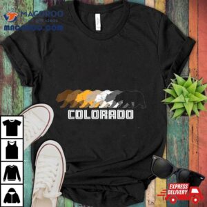 Colorado Gay Bear Distressed Tshirt