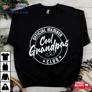 Cool Grandpas Club Official Member Vintage Tshirt