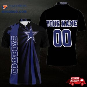 Dallas Cowboys 3D Personalized Polo Shirt All-over Print