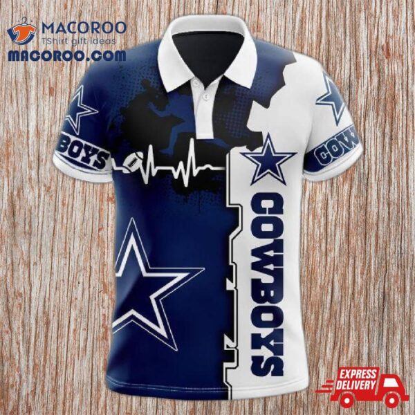 Dallas Cowboys Beating Curve Polo Shirt