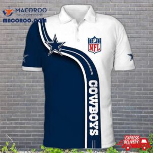 Dallas Cowboys Polo Shirt Mens 3D