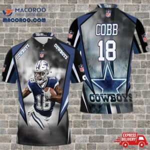 Dallas Cowboys Randall Cobb 18 3D Polo Shirt