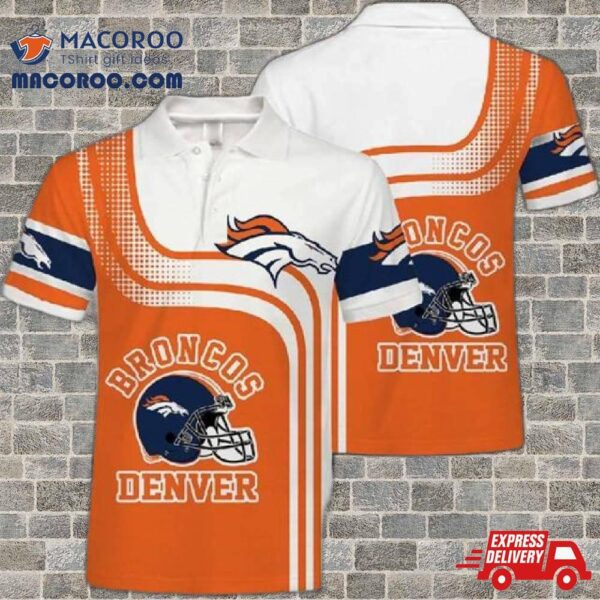 Denver Broncos Casual Polo Shirt Gift For Fans