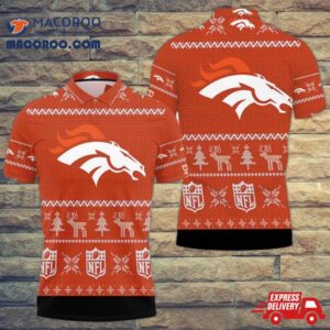 Denver Broncos Christmas 3D Polo Shirt Gift For Fans