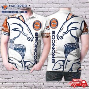 Denver Broncos Nfl For Fan 3D Polo Shirt