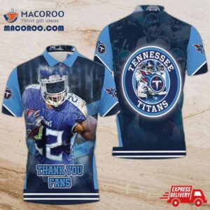 Derrick Henry 22 Tennessee Titans Super Bowl 2021 Afc South Division 3D Polo Shirt