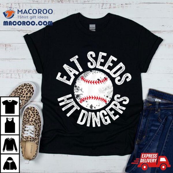 Dingers Seeds Funny Baseball Shirt