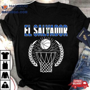 El Salvador Basketball Lovers Salvadorean Sport Supporter Tshirt