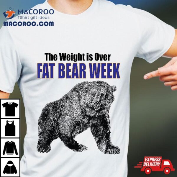 Fat Bear Week, The Weight Is Over, Design For Party Shirt