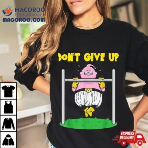 Fat Majin Buu Fitness Anime Gym And Workout Motivational Tshirt