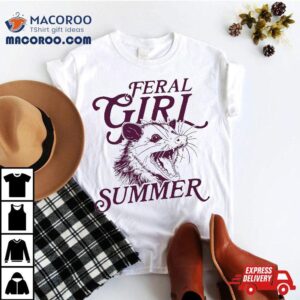 Feral Girl Summer Opossum Vintage Tshirt