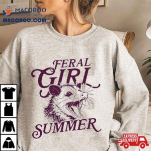 Feral Girl Summer Opossum Vintage Tshirt