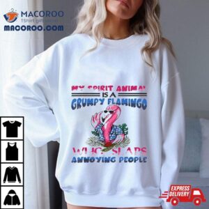 Flamingo Lover My Spirit Animal Is Grumpy Shirt