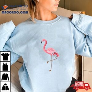 Flamingo Pocket Shirt Pink Logo 2 Flamingo Pocke Pink Logo Tshirt