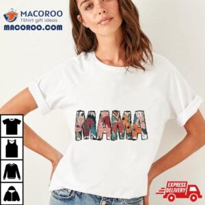 Floral Mama, Mama Flower Groovy Shirt