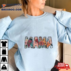 Floral Mama, Mama Flower Groovy Shirt