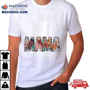 Floral Mama Mama Flower Groovy Tshirt