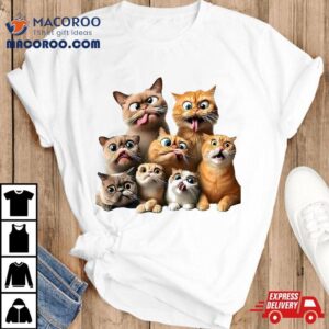 Funny Cat Art Print Shirt