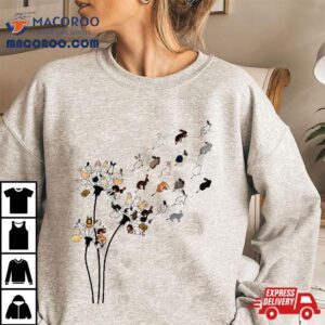 Funny Dandelion Bunny Flower Shirt