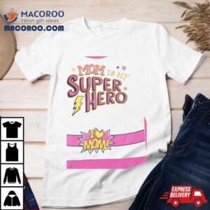 Funstuff Mothers Day Super Hero Mom Toddler Girls Amp Cape White Pink Tshirt