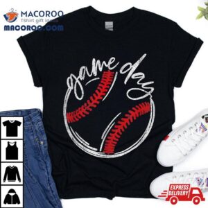 Game Day Baseball Funny Lovers Softball Life Mom Shirt