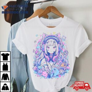 Gamer Girl Funny Pastel Japan Anime Streamer Japanese Shirt