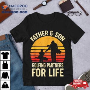 Golf Golfing Father Son Matching Dad Shirt