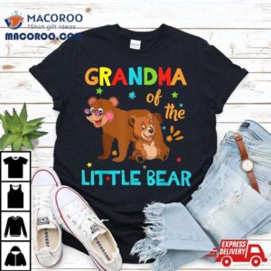 Grandma Of Little Bear Birthday Family S Matching Tshirt