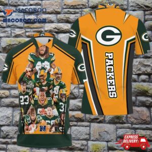 Green Bay Packers 2021 Super Bowl Nfc North Champions Division 3D Polo Shirt