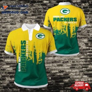 Green Bay Packers 3D Polo Shirt Gift For Fans