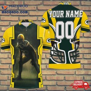 Green Bay Packers A. J. Hawk 50 For Fans Personalized Polo Shirt