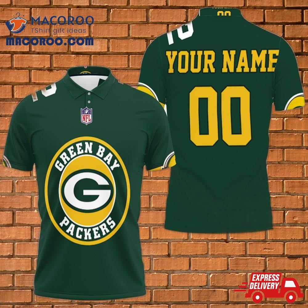 Green Bay Packers Aaron Rodgers 12 3D Personalized Polo Shirt Green Bay Packers Aaron Rodgers 12 3D Personalized Polo Shirt
