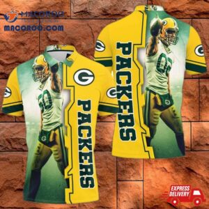 Green Bay Packers Blake Martinez 50 For Fans 3D Polo Shirt