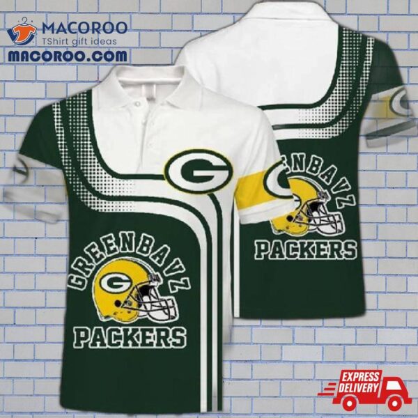 Green Bay Packers Casual Polo Shirt For Fans