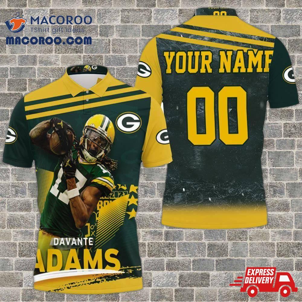 Green Bay Packers Nfc Noth Champions Davante Adams The Pack Is Back Personalized Polo Shirt Green Bay Packers Nfc Noth Champions Davante Adams The Pack Is Back Personalized Polo Shirt